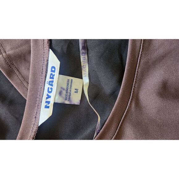 Peter Nygard Knit Brown/Black Tunic Length Long Sleeve Pullover, NWT, M - Picture 9 of 10